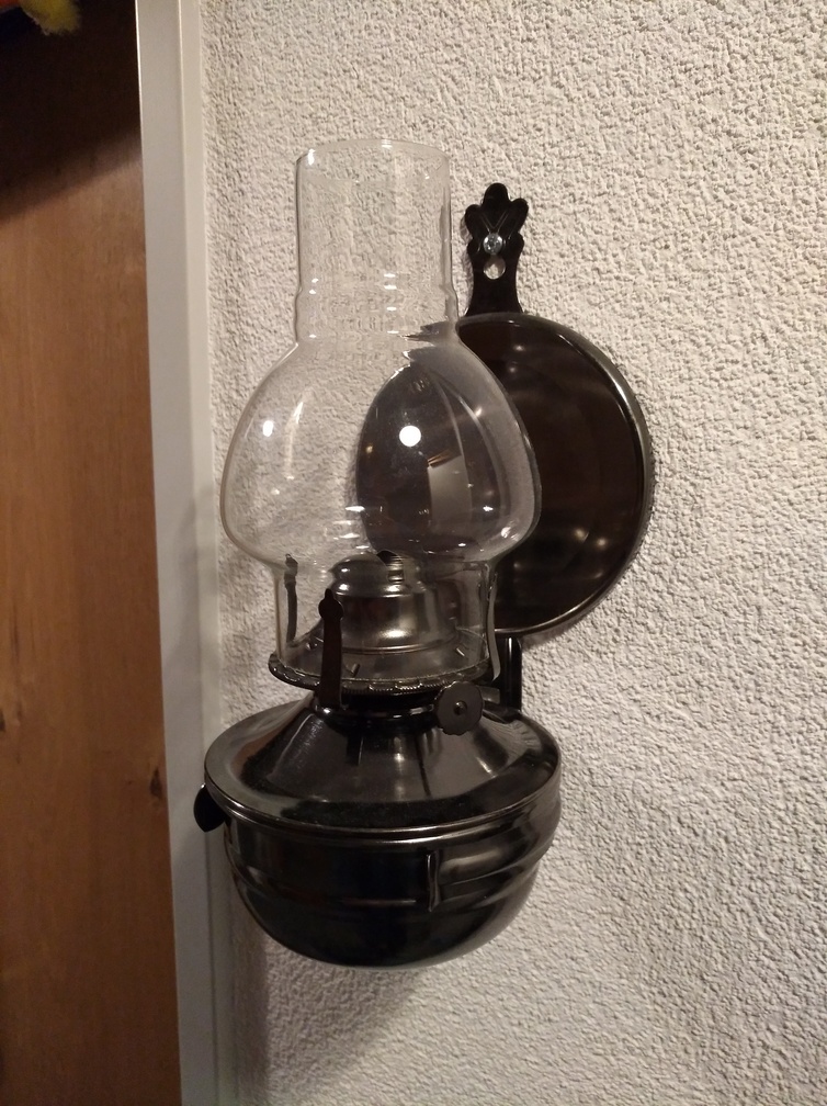 flachbrennerwandlampe